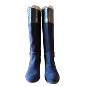 NWT Marc Fisher Tall Boots Women’s Size 8 – Blue – New in Box